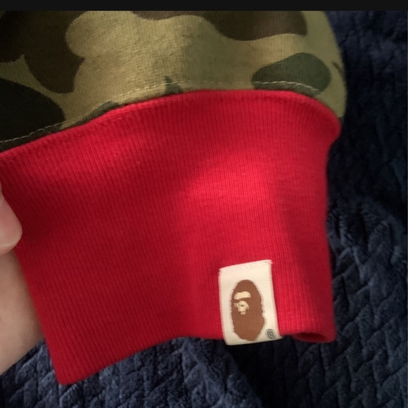 Red/green bape jacket - Picture 9 of 10